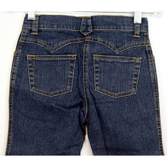 2006 Gymboree Park City Luxe Scenic Lined Hem Jeans sz 5 NWT Flared Pony Cute - Picture 5 of 7